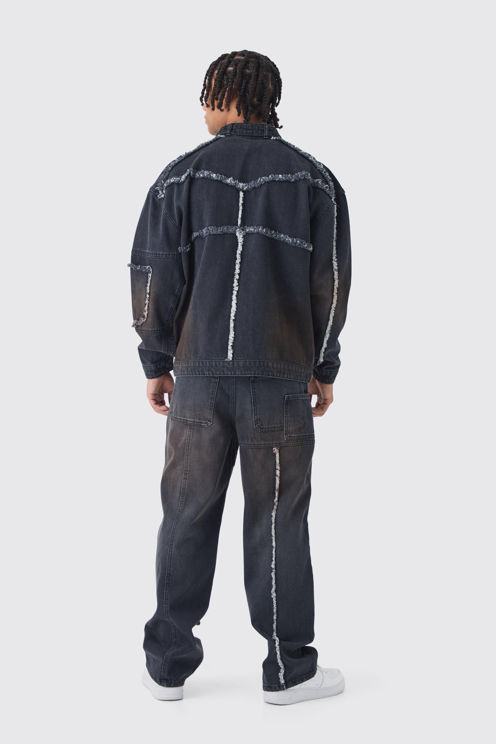 【Anyone more】Hans Biker Washing Denim Jacket BIKER VINTAGE WASHING DENIM JACKET - SEARCH410 | 60% - Asian